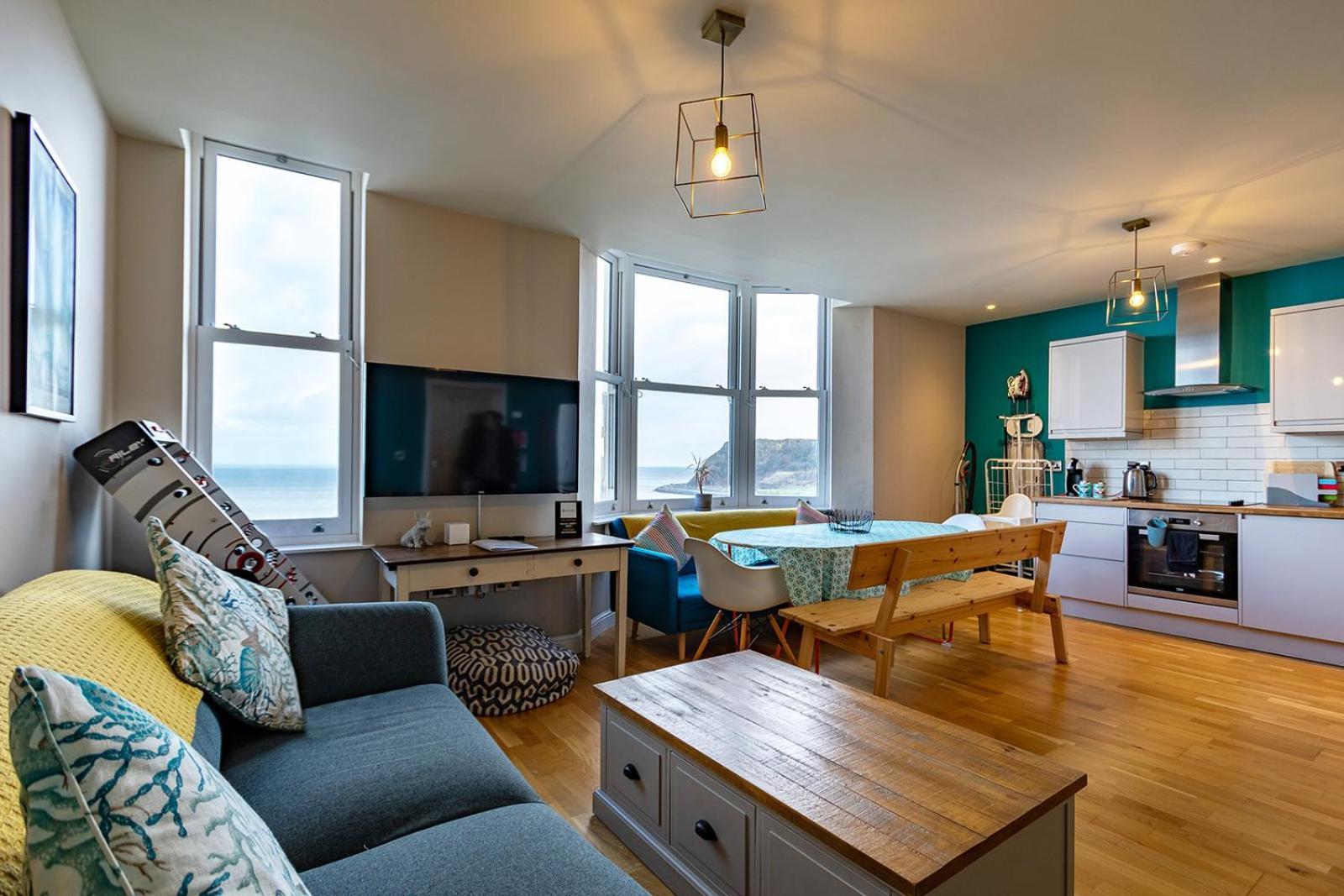 Seaview North Bay Holiday Home Apartment Scarborough Extérieur photo